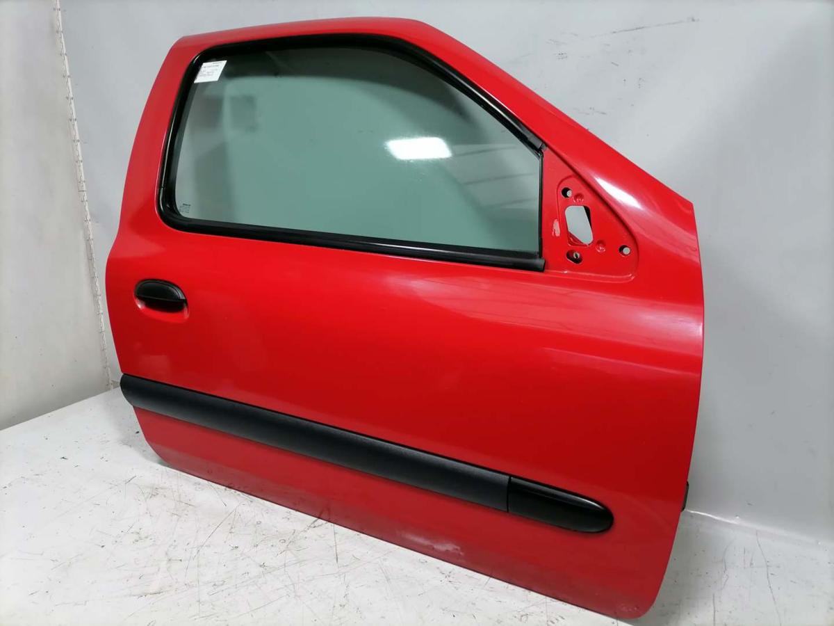 Renault Clio II Campus original Tür rechts OV727 Spanischrot 3 Türer Rohbau BJ10